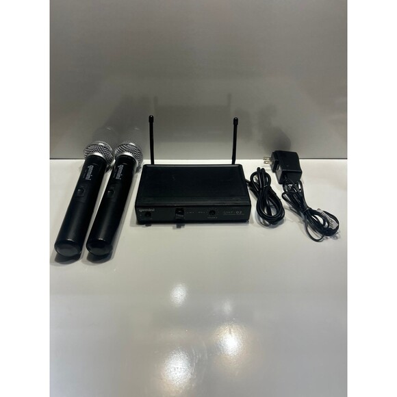 Gemini UHF-02M-S34 533.7+537.2 MHz Dual Channel UHF Wireless Handheld System - Picture 3 of 8